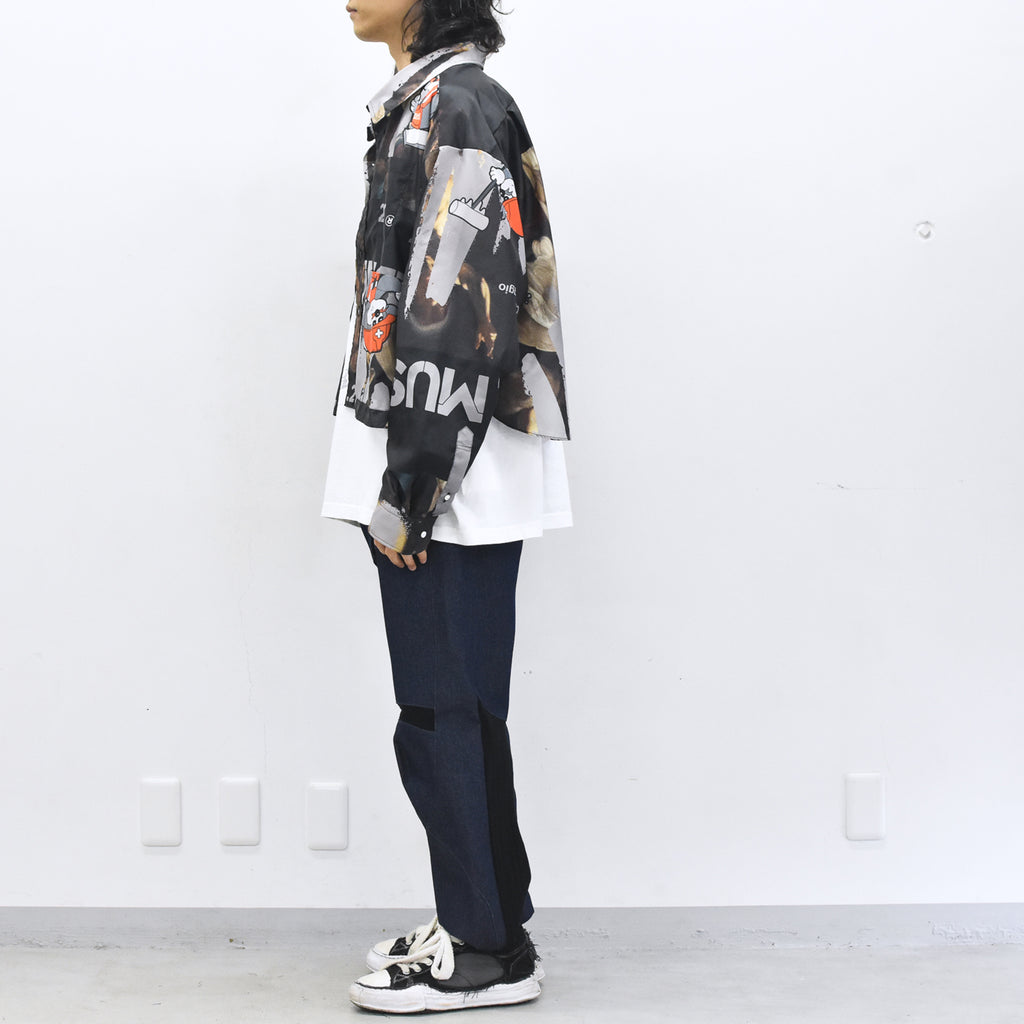 BODYSONG. / FAMOUS PAINTING SHIRTS/ATOZ - BLACK