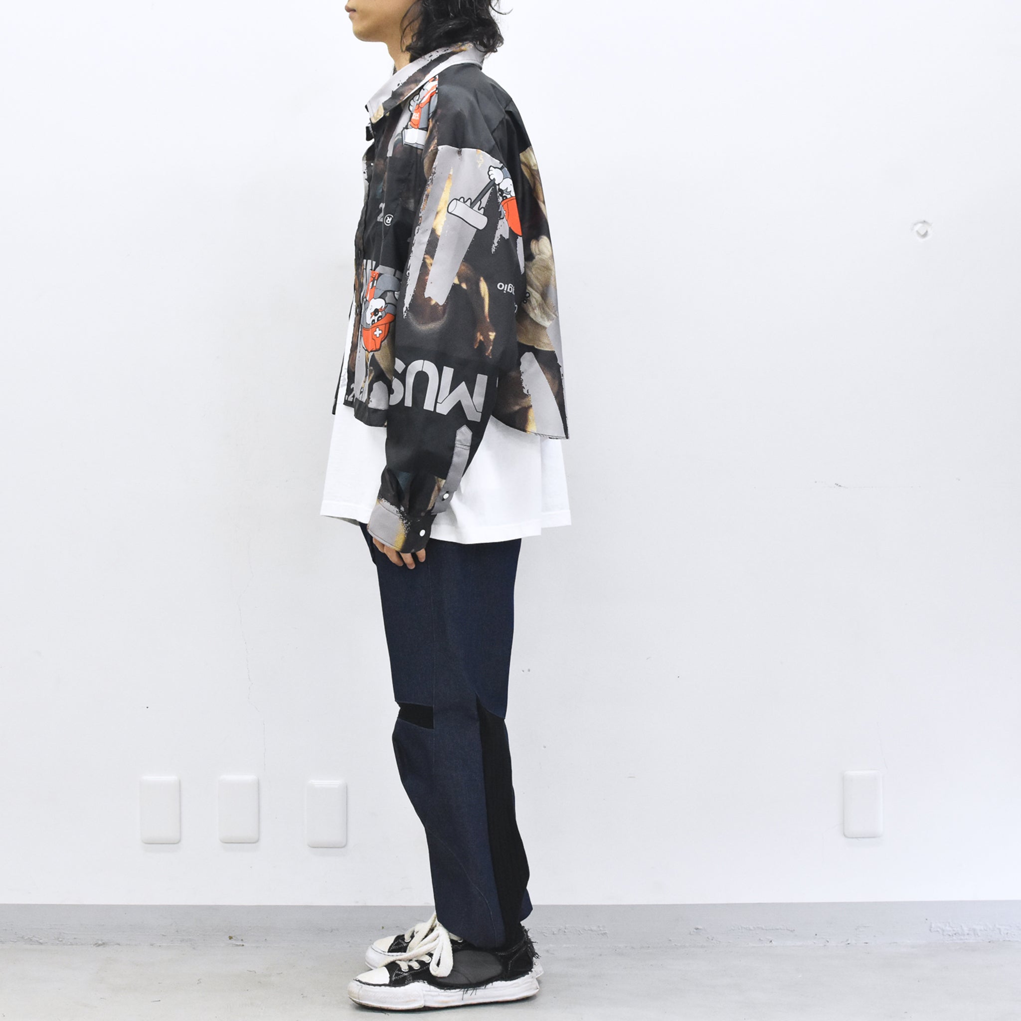 BODYSONG. / FAMOUS PAINTING SHIRTS/ATOZ - BLACK