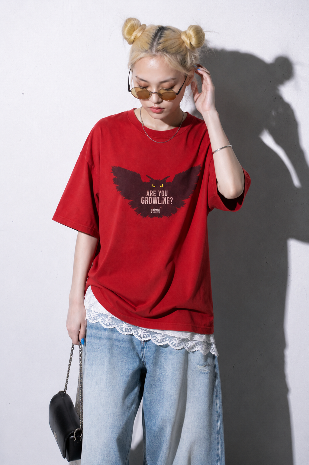 FOUND FROM ALL OVERS  / owl TEE