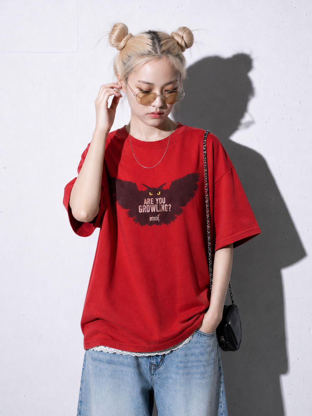 FOUND FROM ALL OVERS  / owl TEE