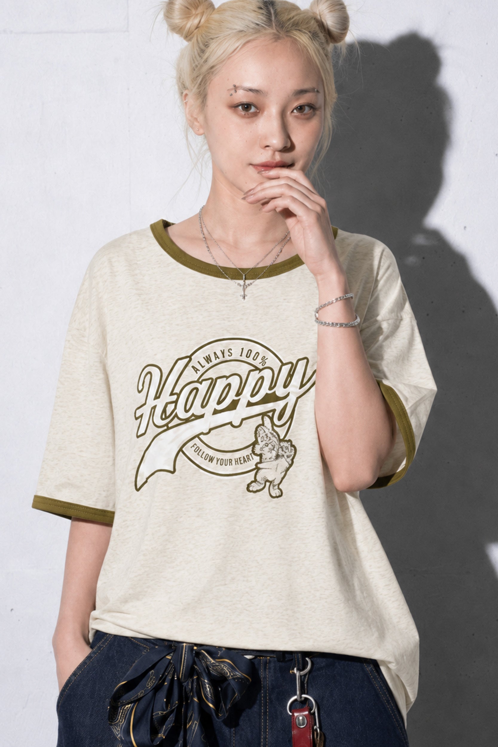 FOUND FROM ALL OVERS  / HAPPEY TEE