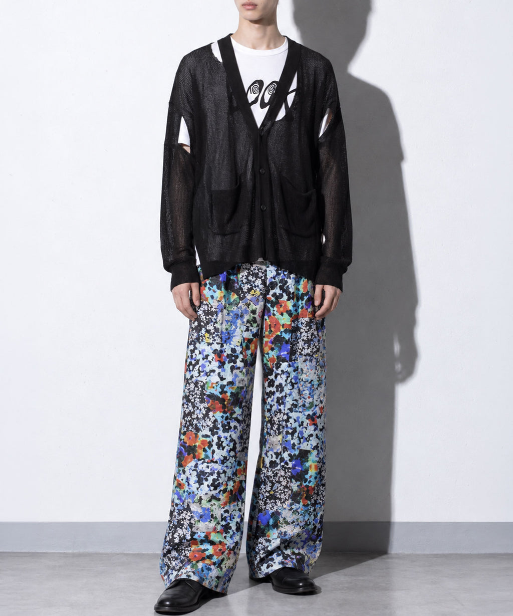 先行予約 NewRose / FLOWER PATCHWORK PANTS