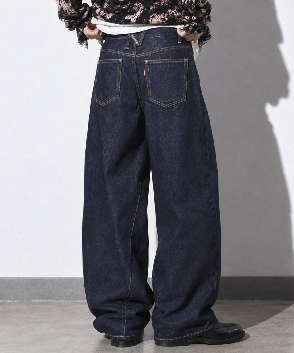 先行予約 NewRose / FOLD THE WAIST PANTS (wash finish)