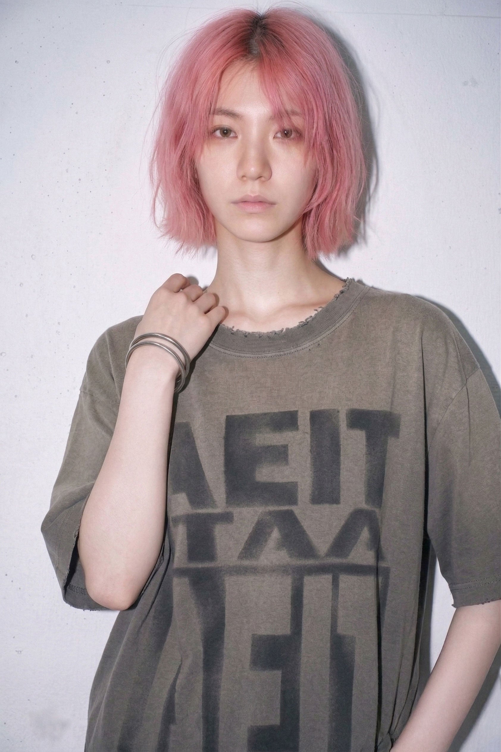 THE JEAN PIERRE / Pigmentdye AEIT Tee - DARK CHOCO