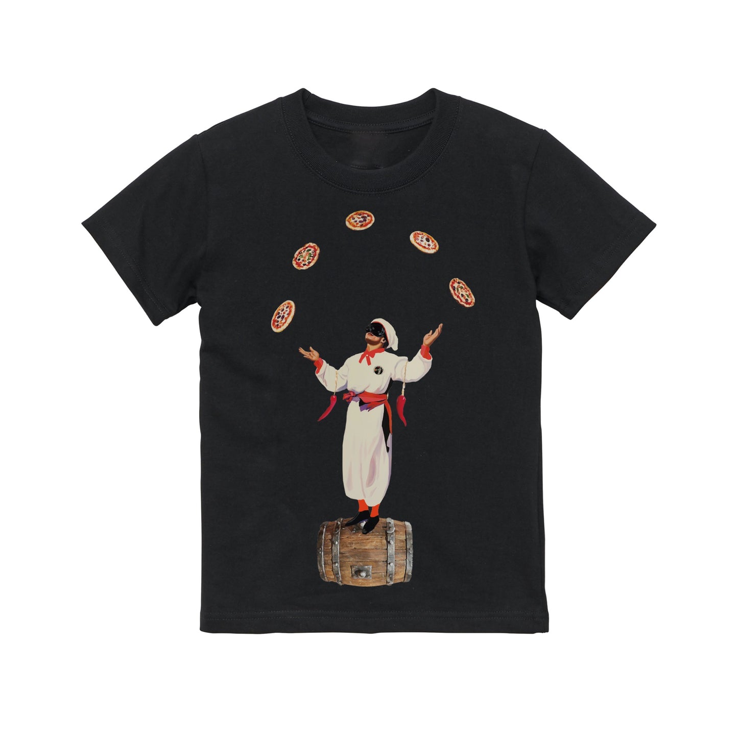 KAA / 先行予約 PIZZA OF LIFE T-SHIRT - BLACK