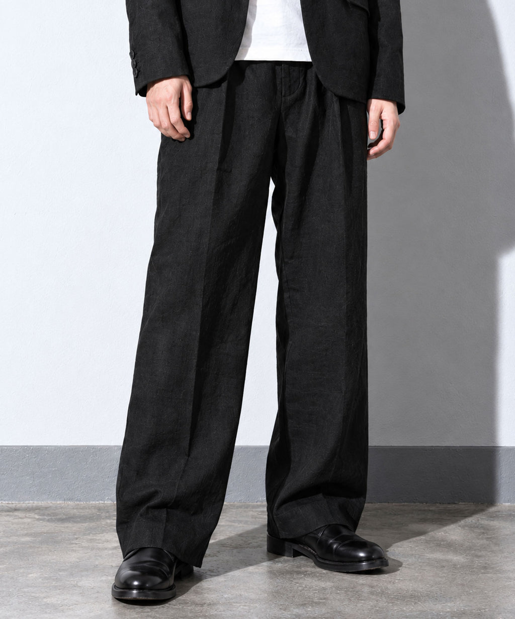 先行予約 NewRose / 40/- LINEN VOILE 2TUCK PANTS