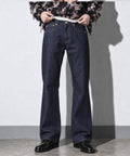 先行予約 NewRose / MIDDLE FIT FLARE PANTS (wash finish)