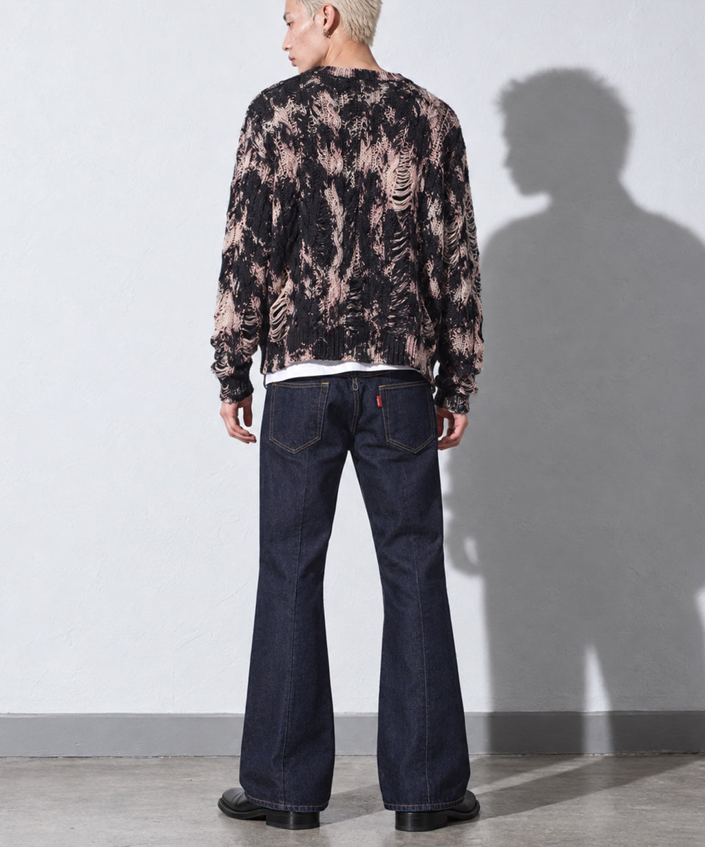 先行予約 NewRose / MIDDLE FIT FLARE PANTS (wash finish)