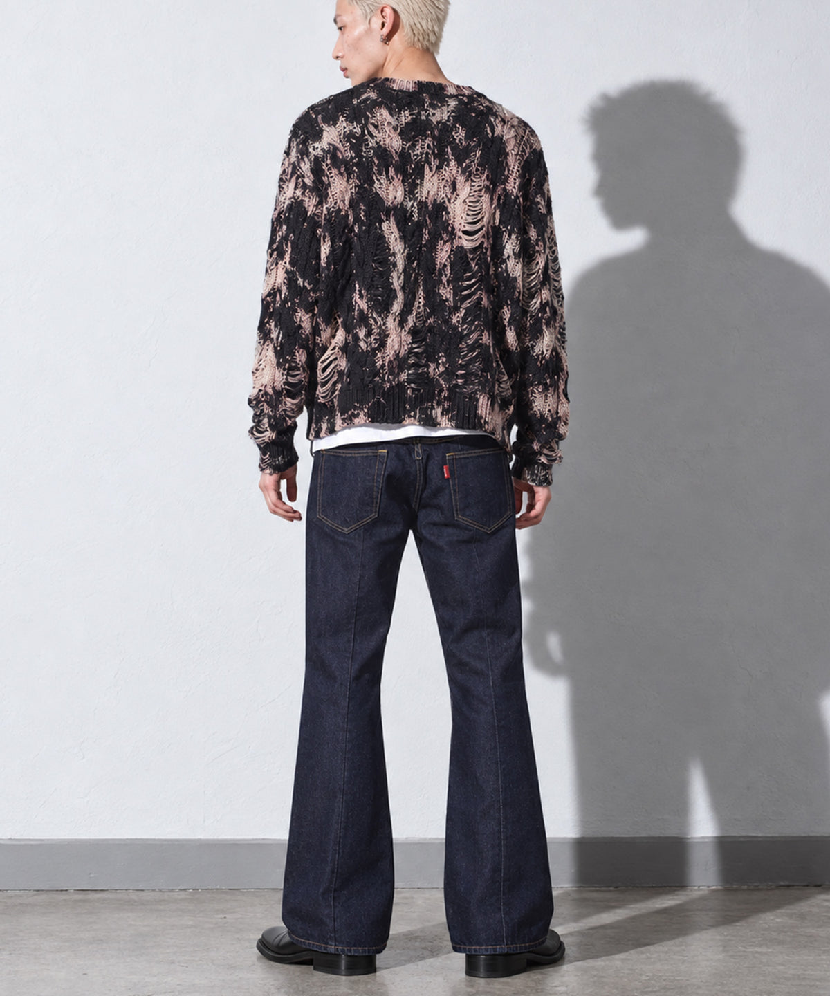 先行予約 NewRose / MIDDLE FIT FLARE PANTS (wash finish)