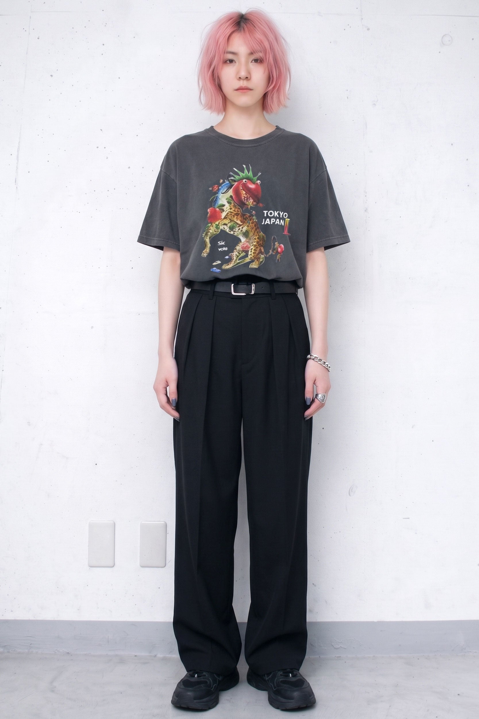 NewRose / NewRose T-shirt 01 - USED BLACK