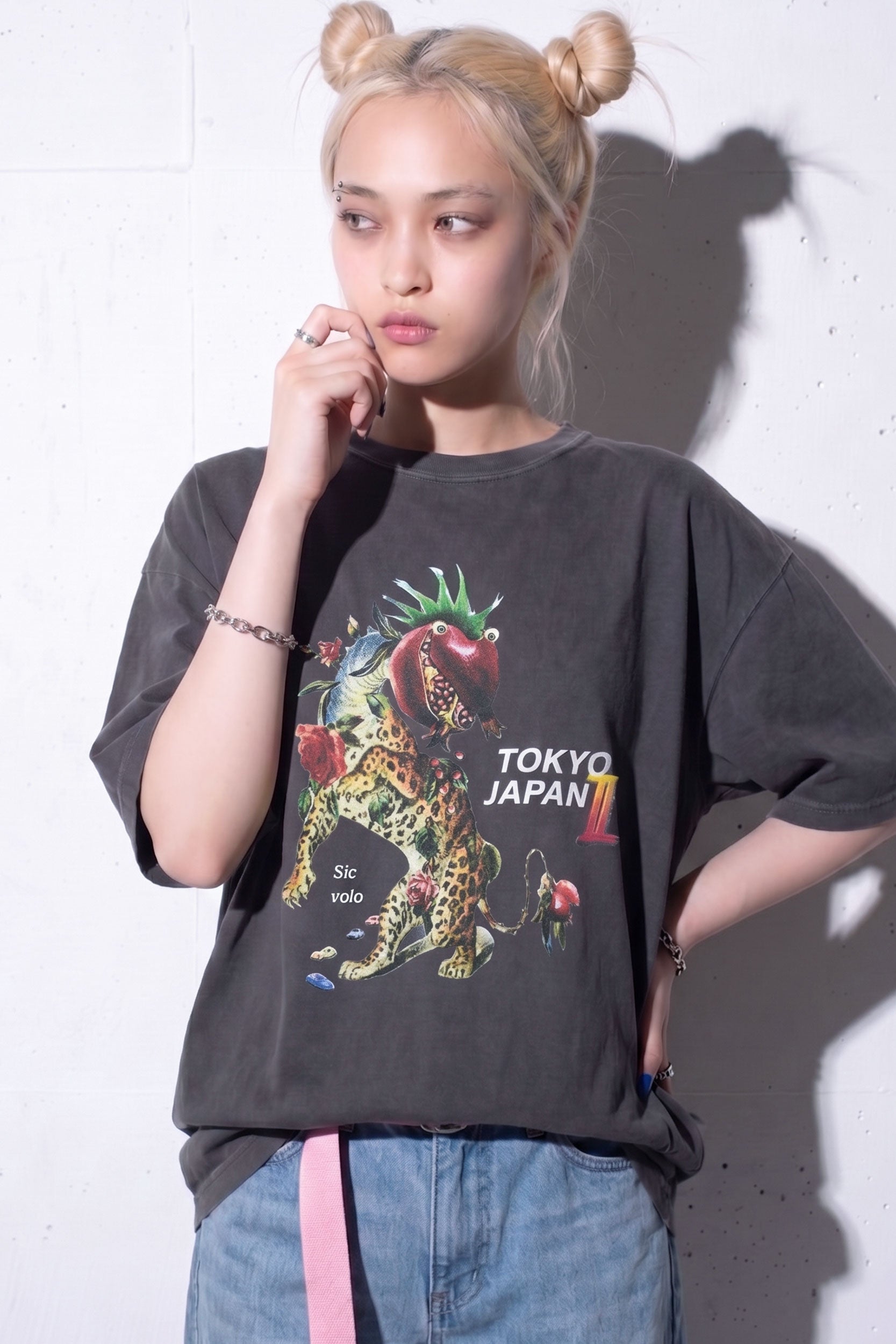 NewRose / NewRose T-shirt 01 - USED BLACK