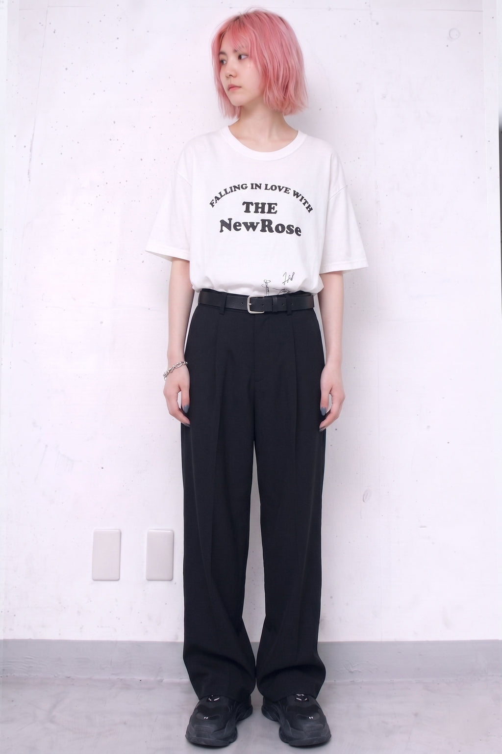 NewRose / NewRose T-shirt - USED BLACK