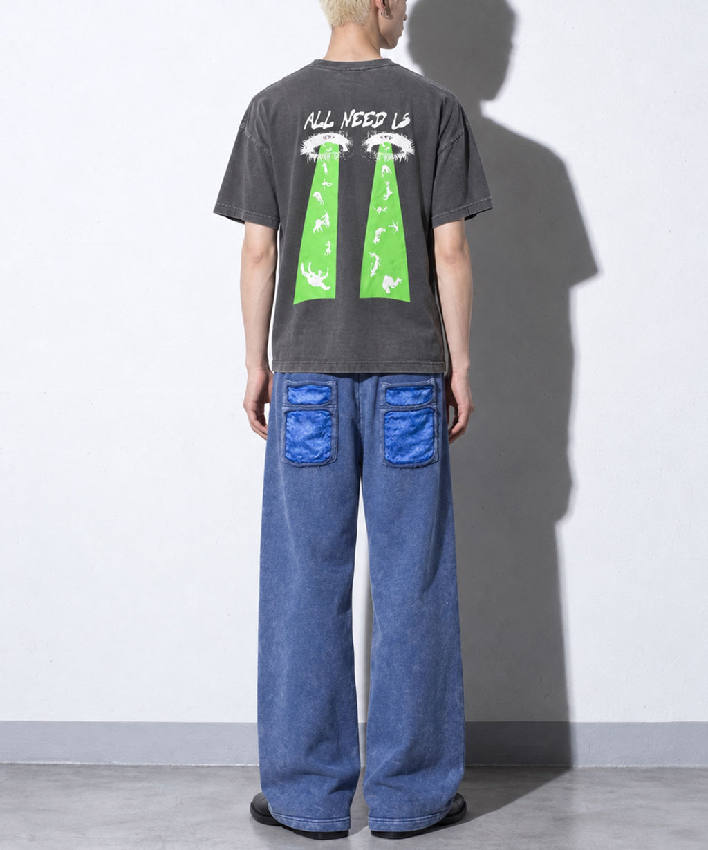 先行予約 NewRose / RANDOM BLEACH SWEAT PANTS
