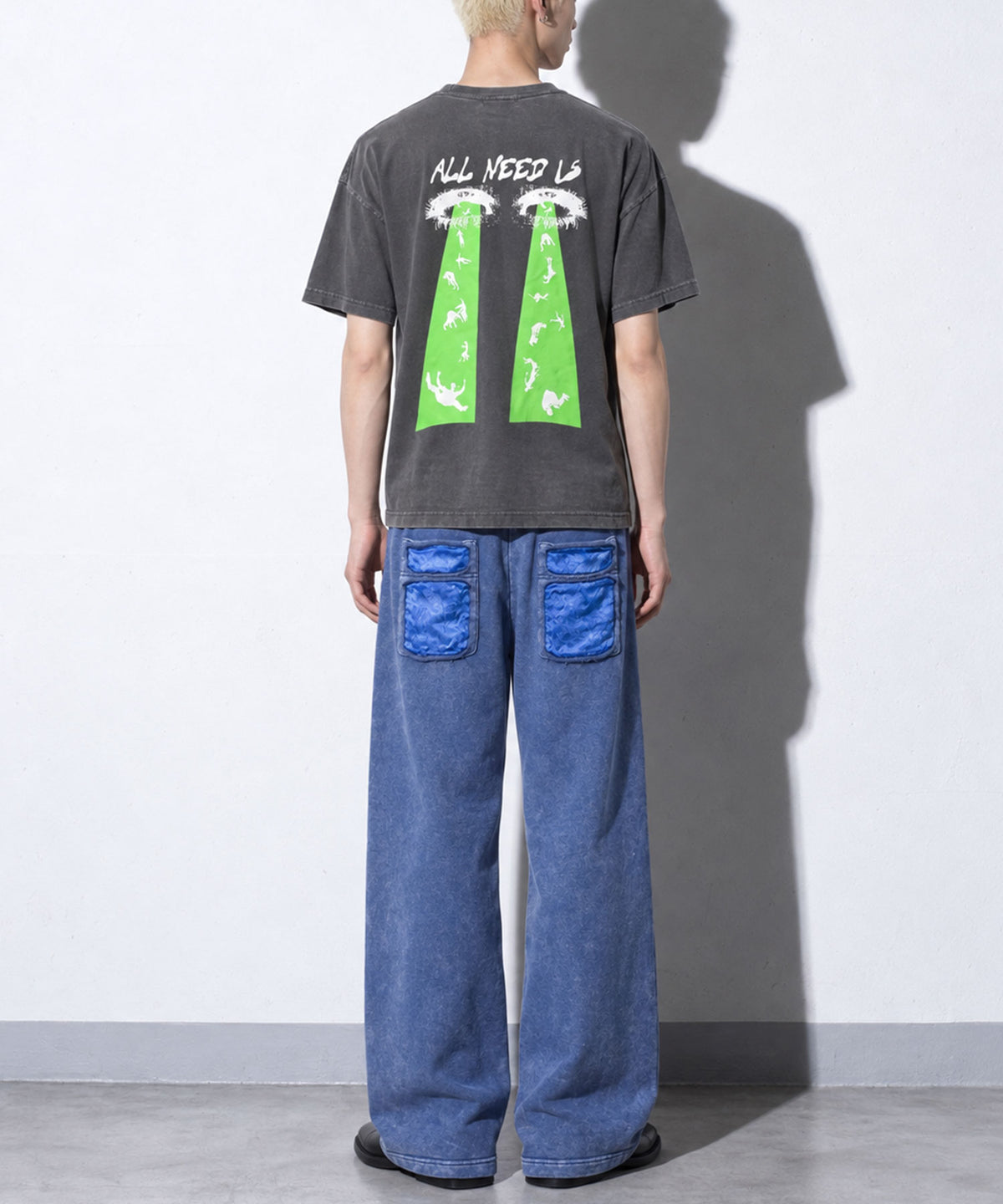 先行予約 NewRose / RANDOM BLEACH SWEAT PANTS