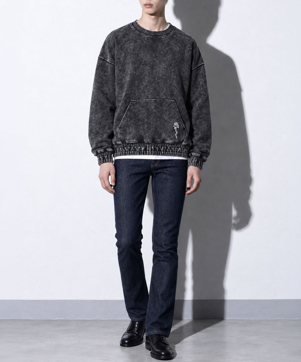 先行予約 NewRose / RANDOM BLEACH SWEAT SHIRT