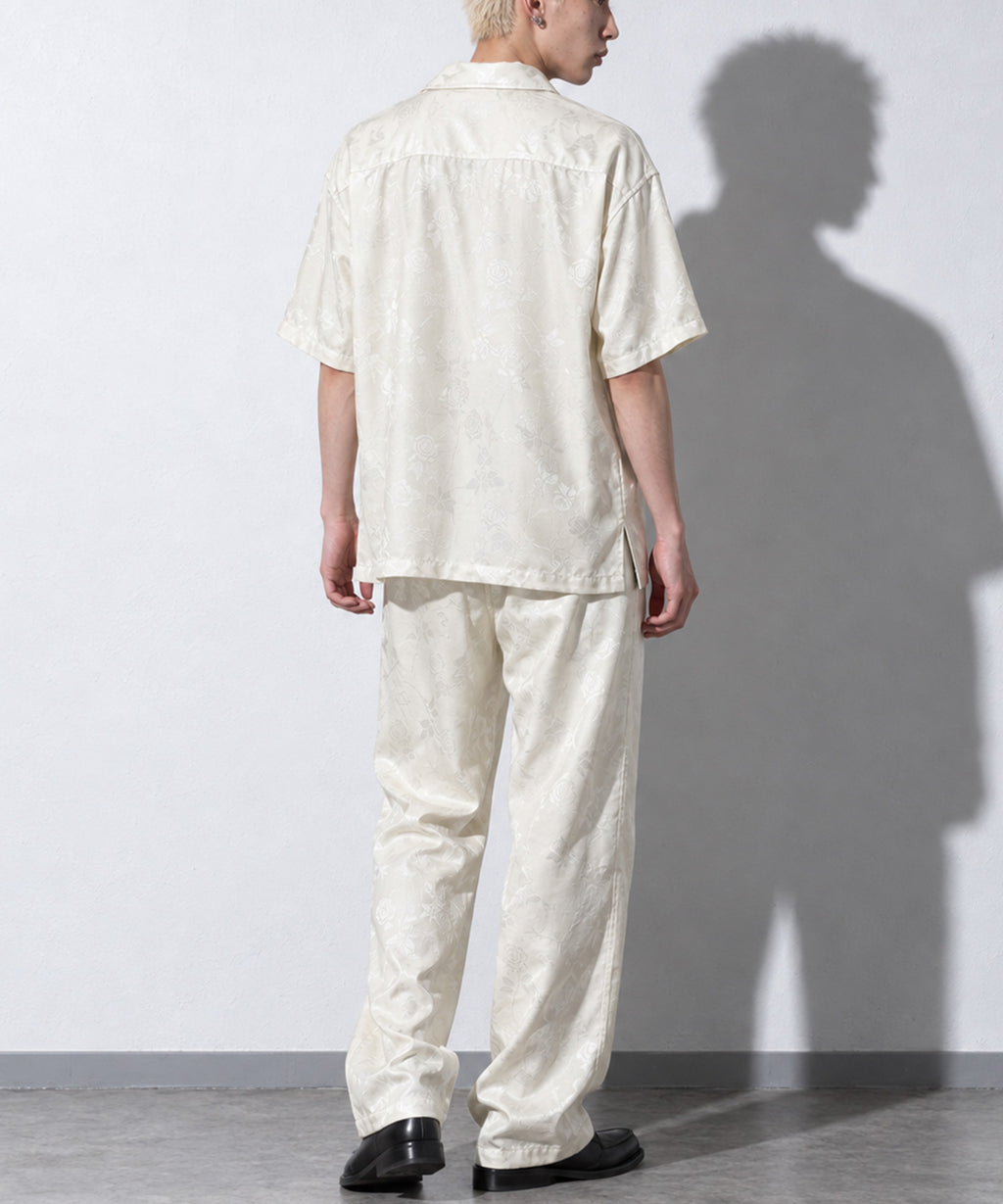 先行予約 NewRose / ROSE Jacquard TUCK PANTS