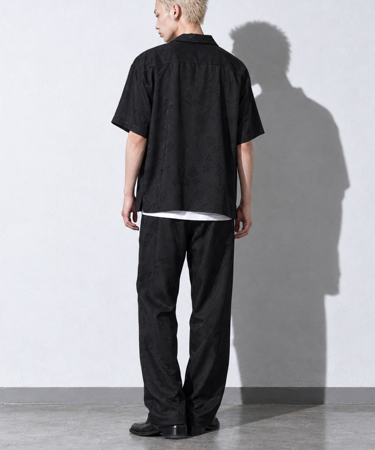 先行予約 NewRose / ROSE Jacquard Open-collar SHIRT