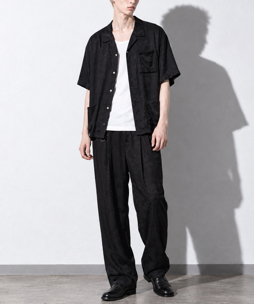先行予約 NewRose / ROSE Jacquard Open-collar SHIRT