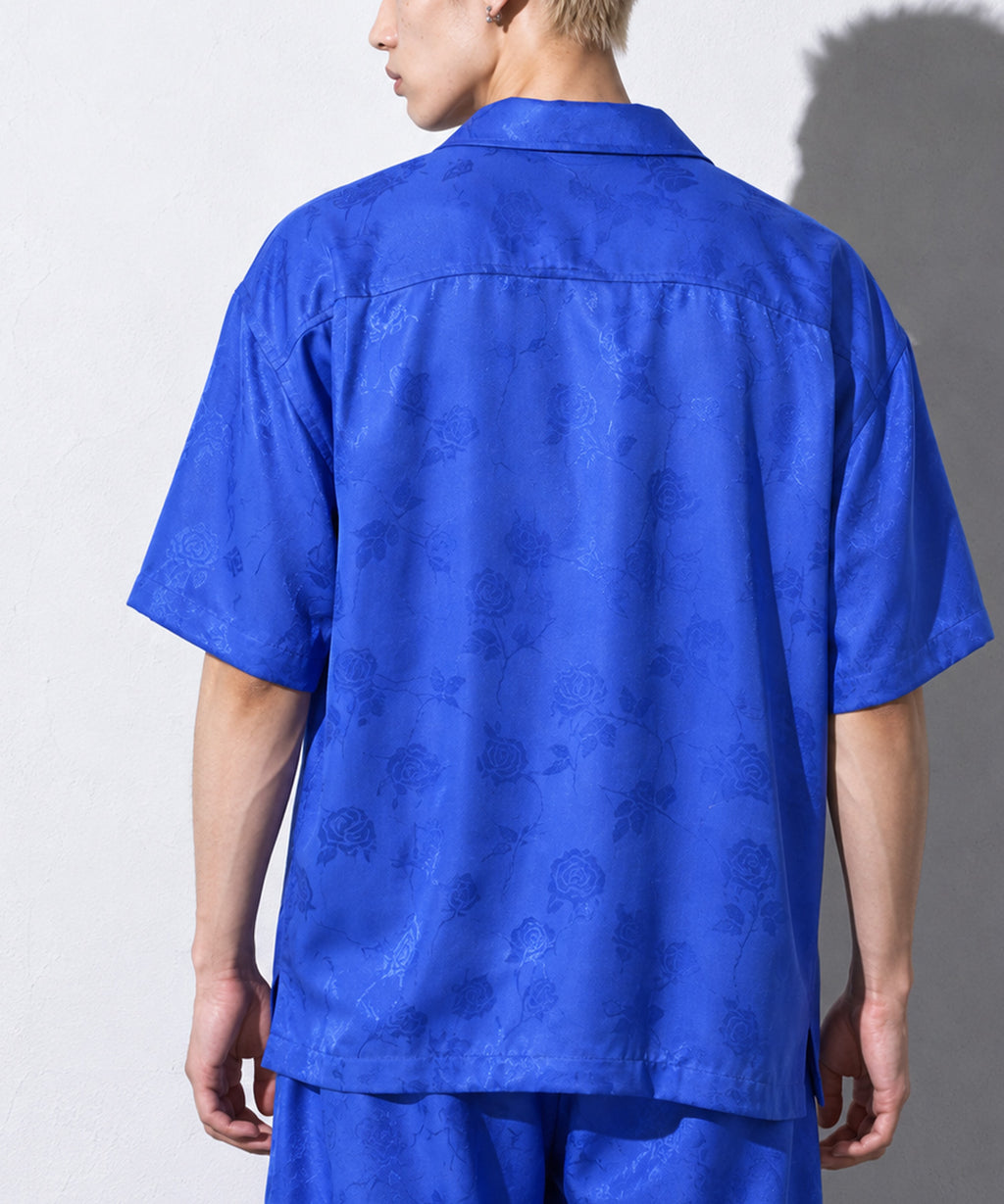 先行予約 NewRose / ROSE Jacquard Open-collar SHIRT