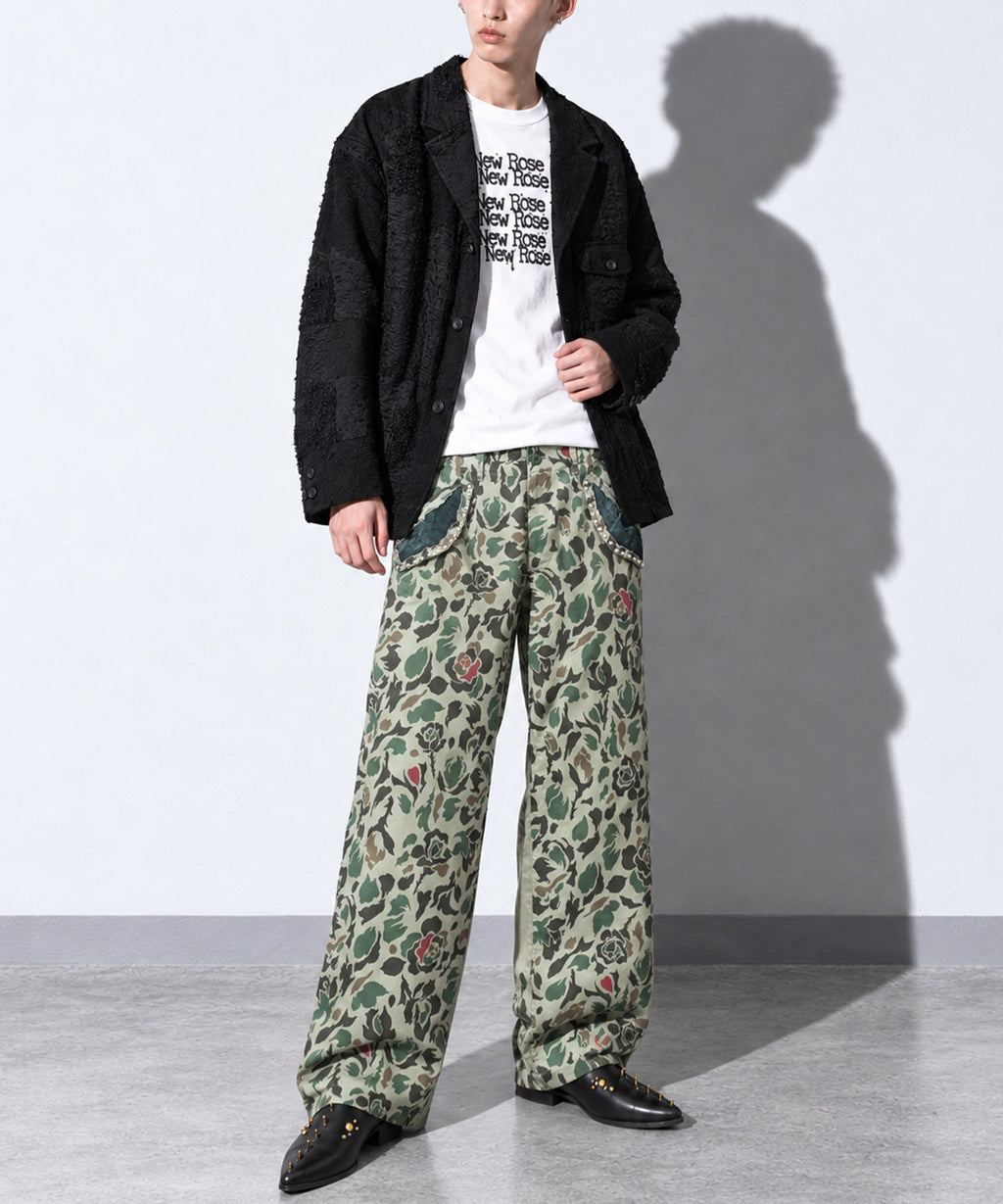 先行予約 NewRose / 40/- ROSE Camouflage M65 PANTS