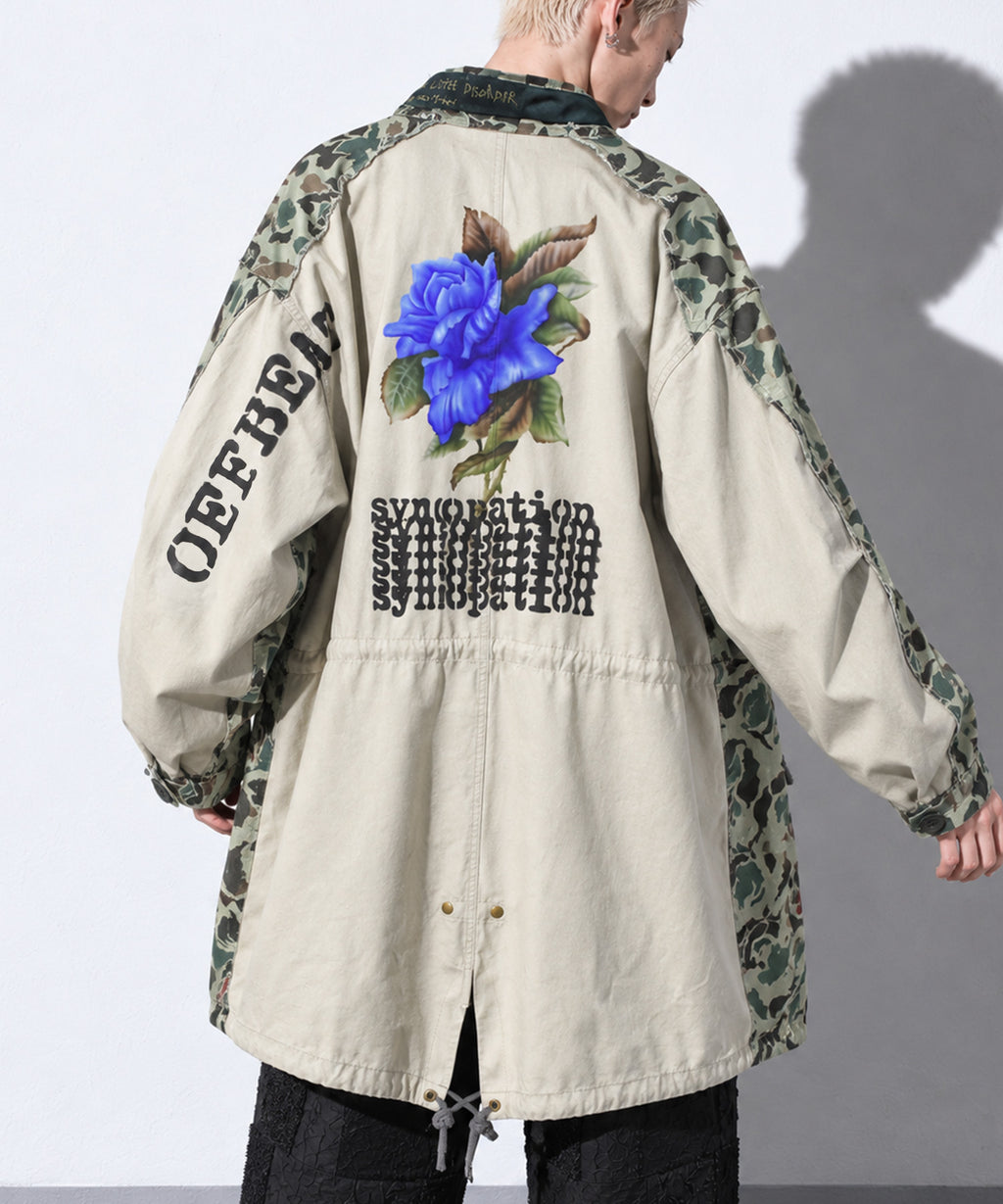 先行予約 NewRose / 40/- ROSE Camouflage M65 COAT