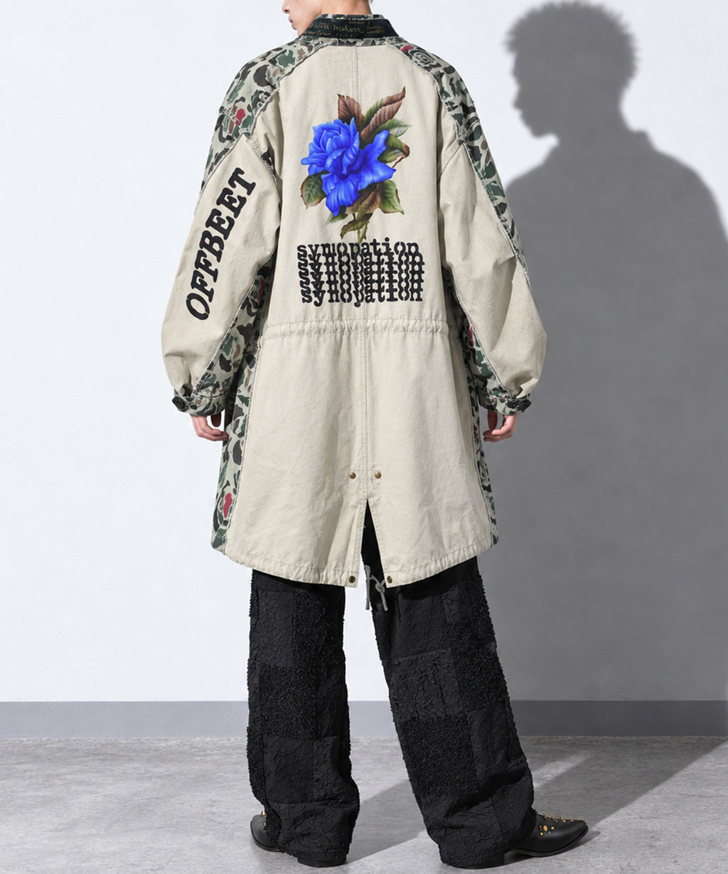 先行予約 NewRose / 40/- ROSE Camouflage M65 COAT