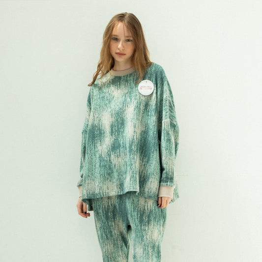STOF / 先行予約 DIM MOHAIR PULLOVER - GREY
