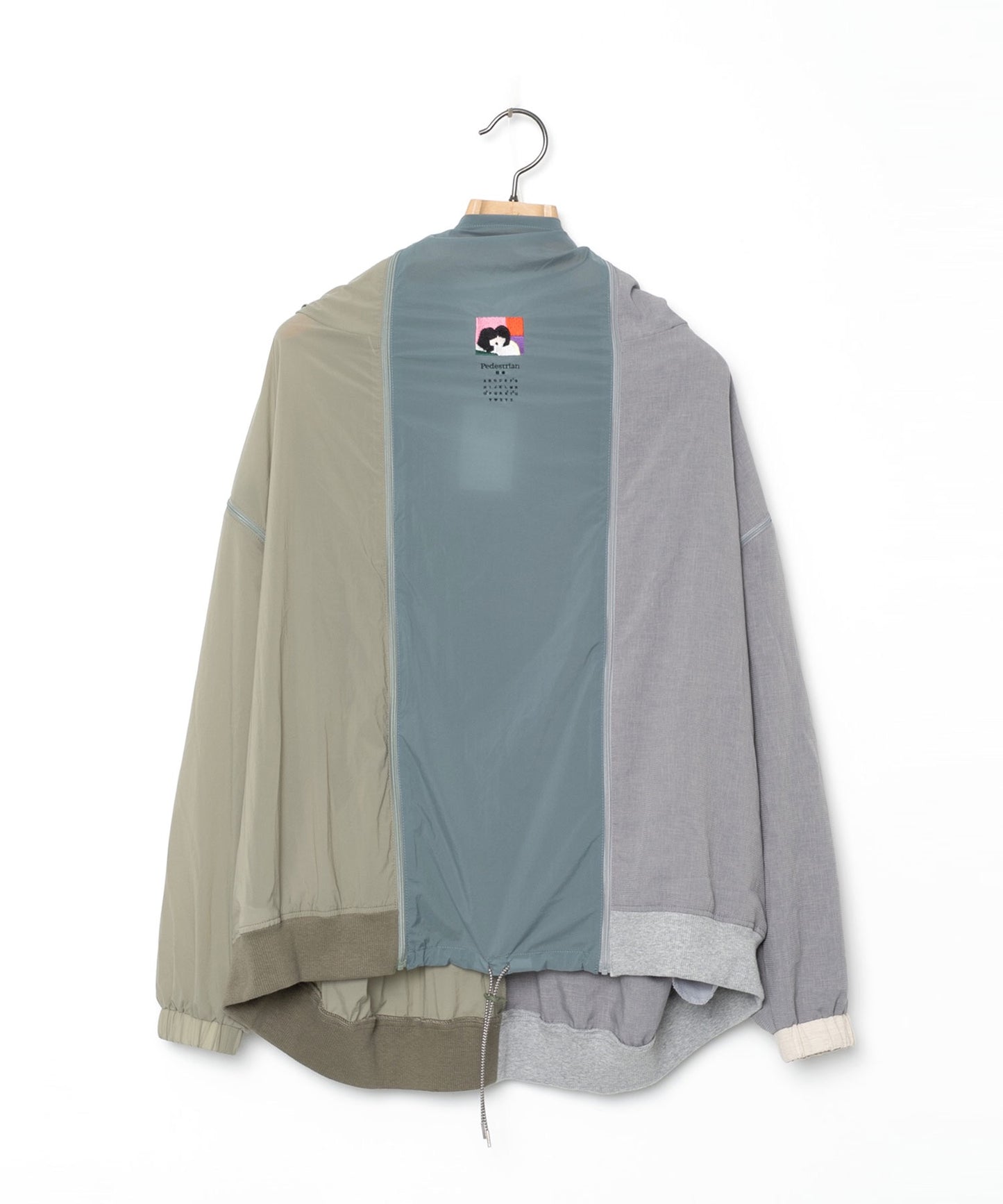 STOF / MELTING COLOR 3WAY HOODIE JACKET - GREY