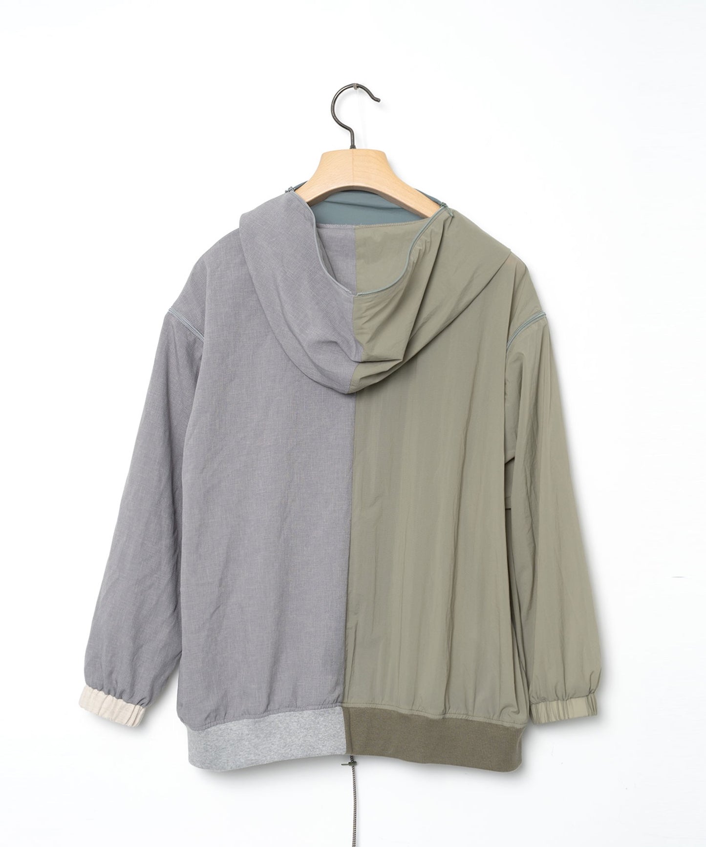 STOF / MELTING COLOR 3WAY HOODIE JACKET - GREY