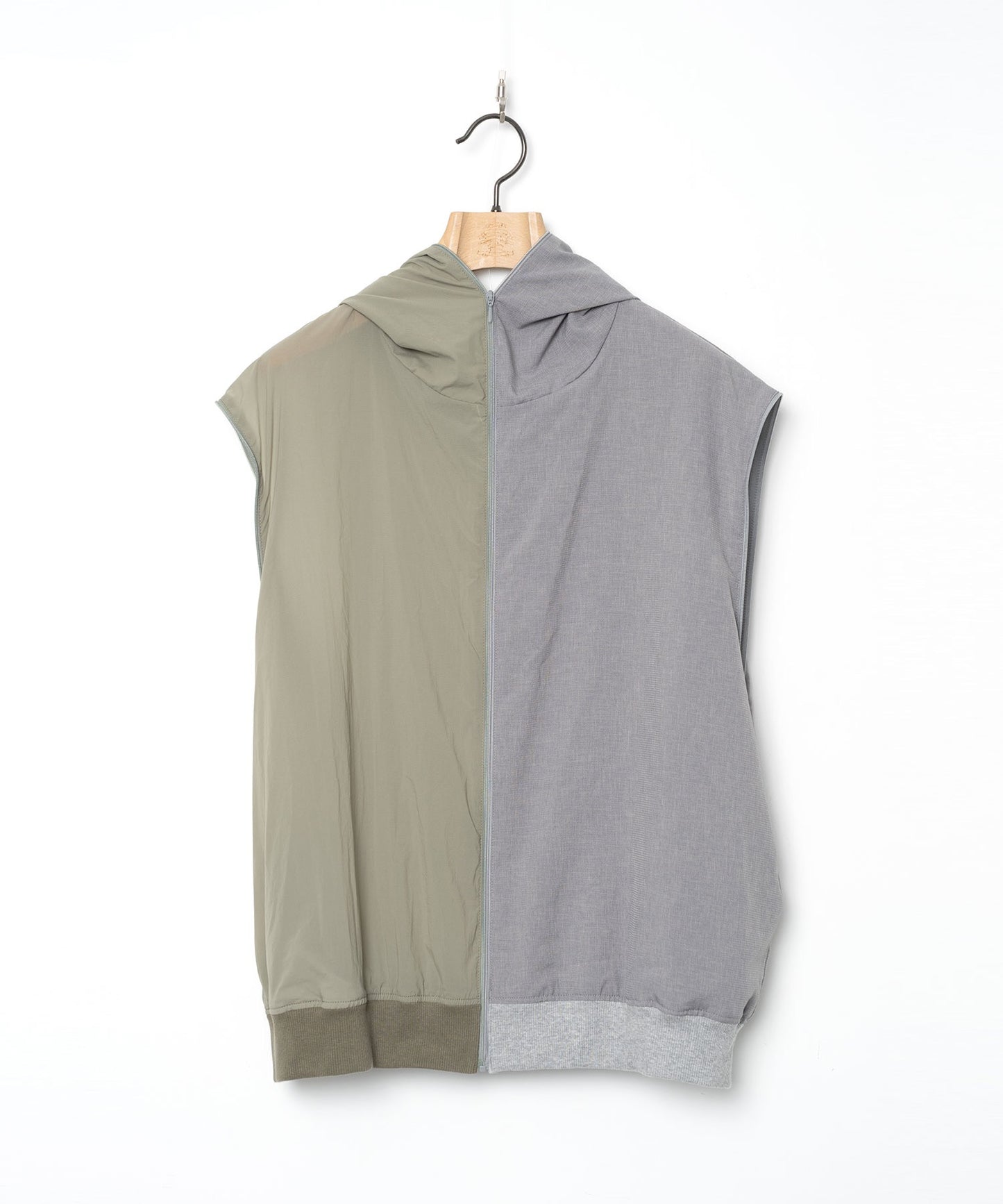 STOF / MELTING COLOR 3WAY HOODIE JACKET - GREY