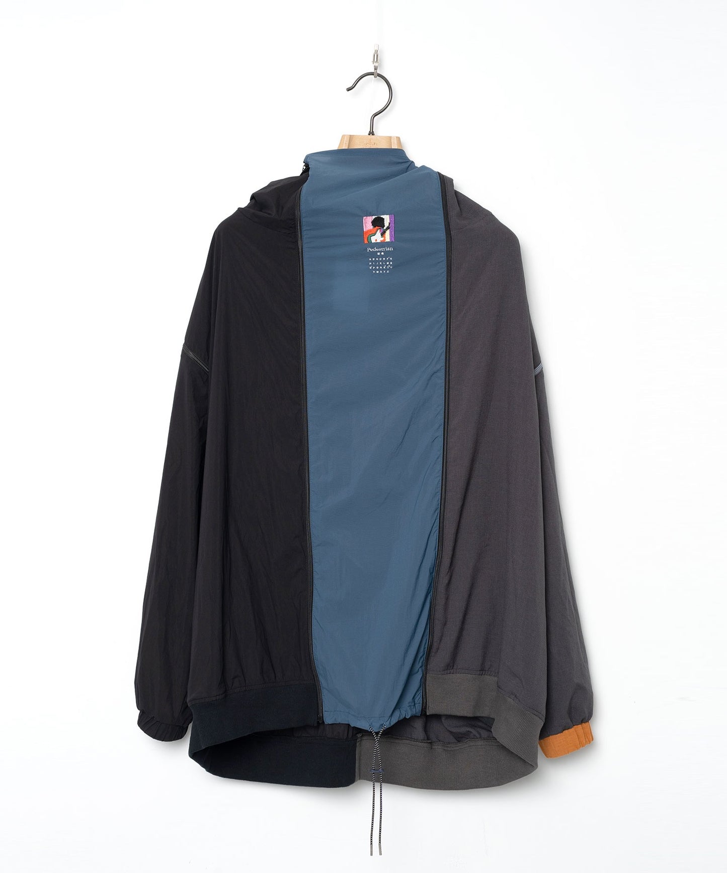 STOF / MELTING COLOR 3WAY HOODIE JACKET - BLACK