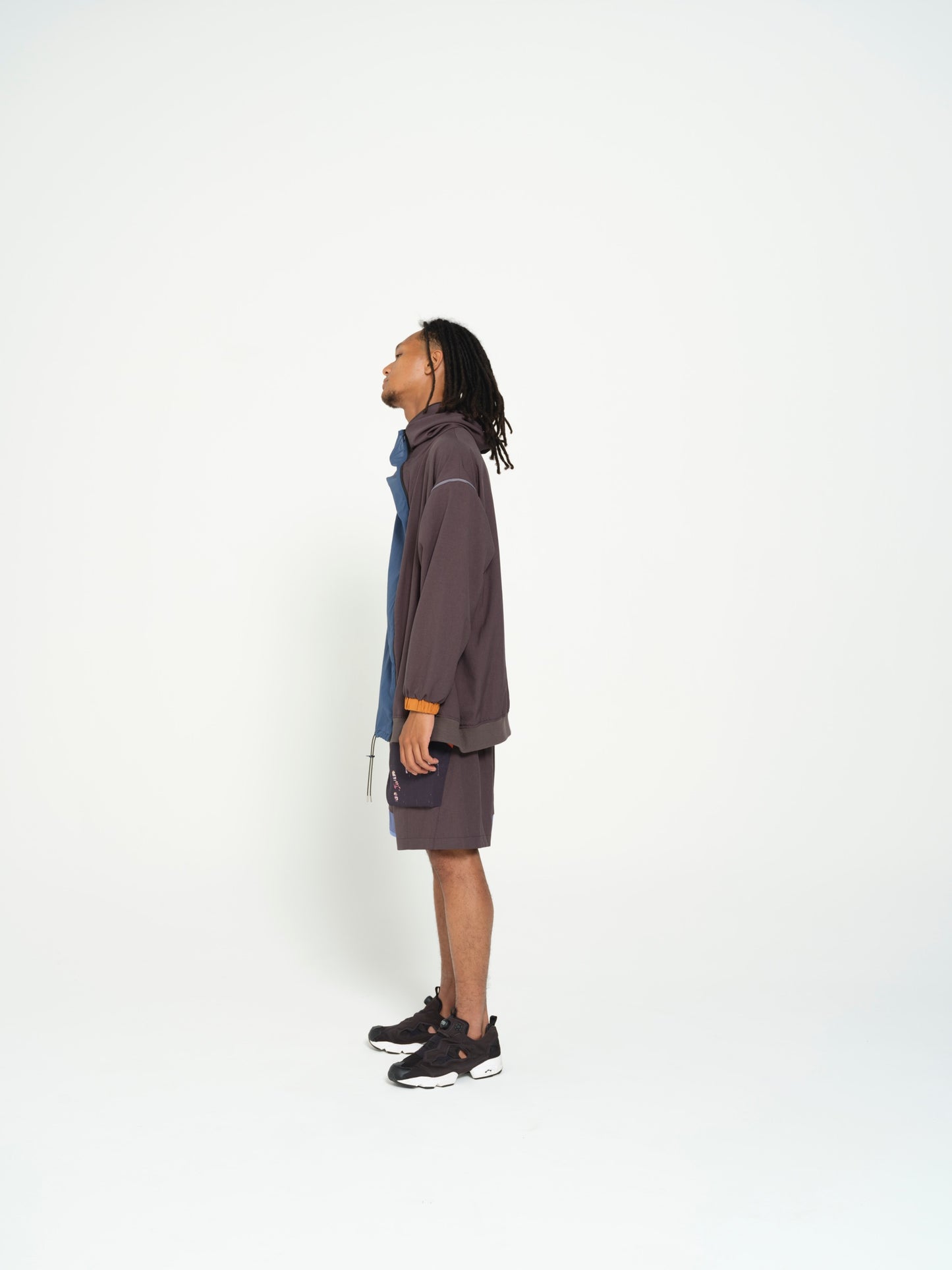STOF / MELTING COLOR 3WAY HOODIE JACKET - BLACK