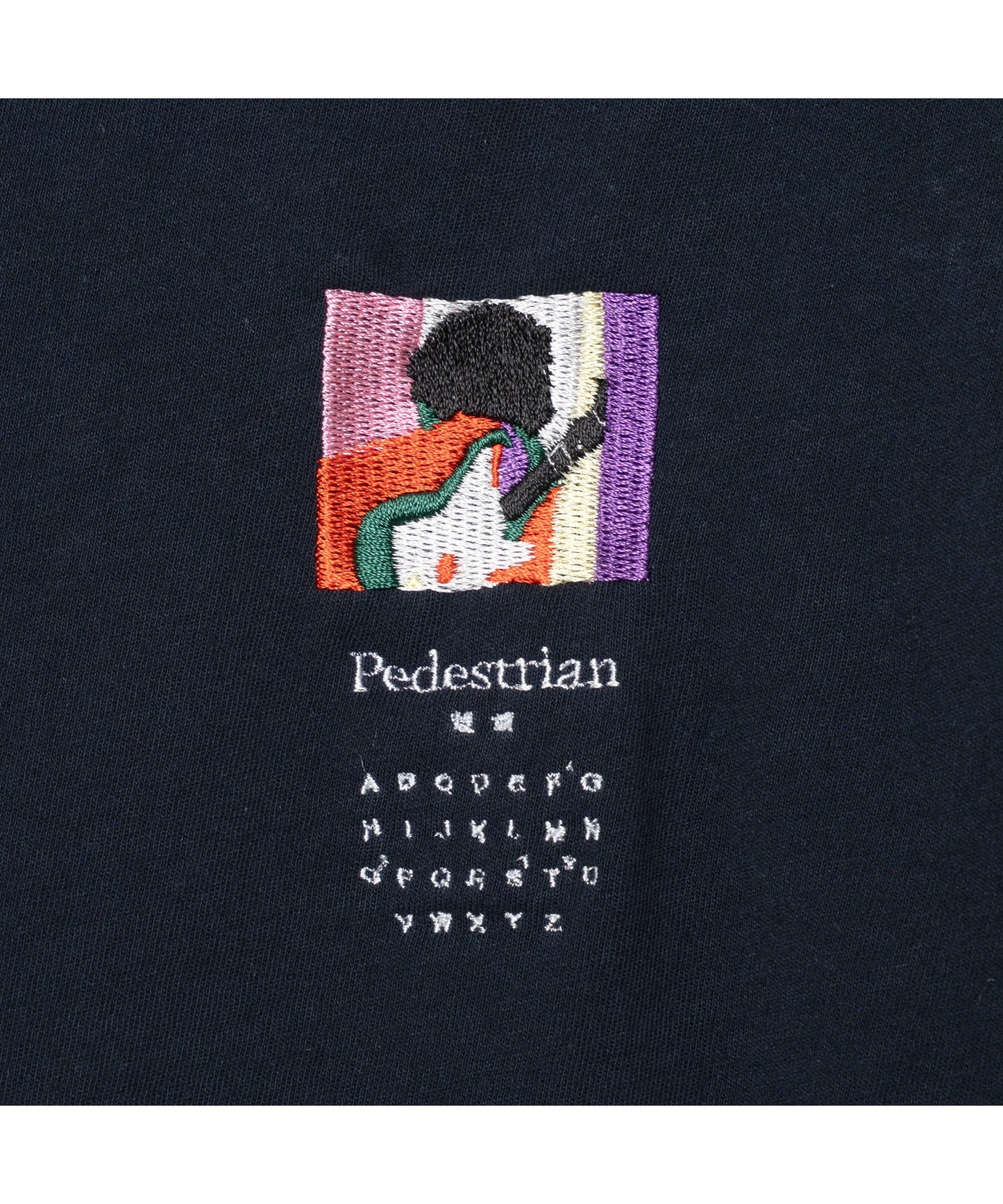 STOF / COMPLEXITY BORDER L/S TEE - NAVY