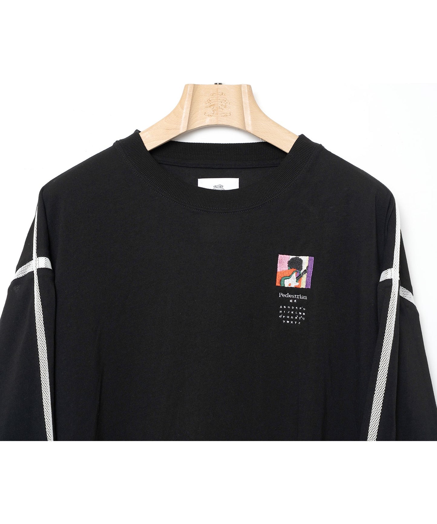 STOF / COMPLEXITY BORDER L/S TEE - BLACK