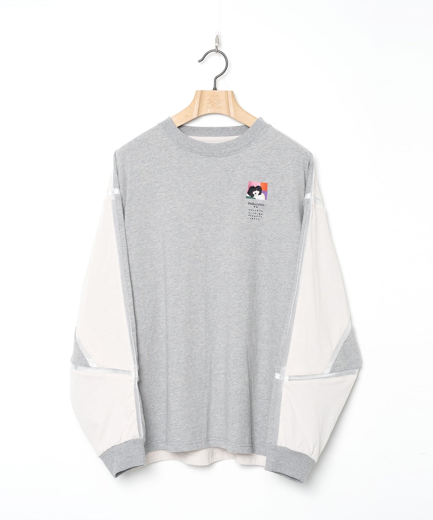 STOF / COMPLEXITY BORDER L/S TEE - GREY