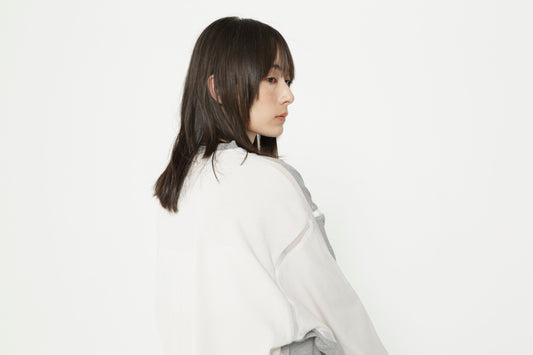 STOF / COMPLEXITY BORDER L/S TEE - GREY
