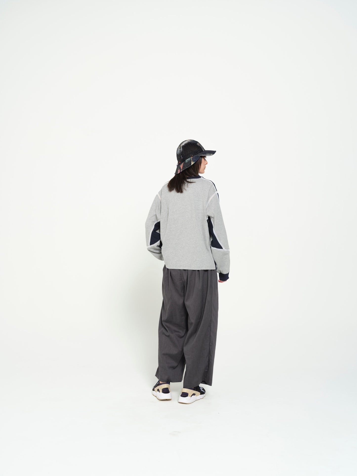 STOF / COMPLEXITY BORDER L/S TEE - NAVY