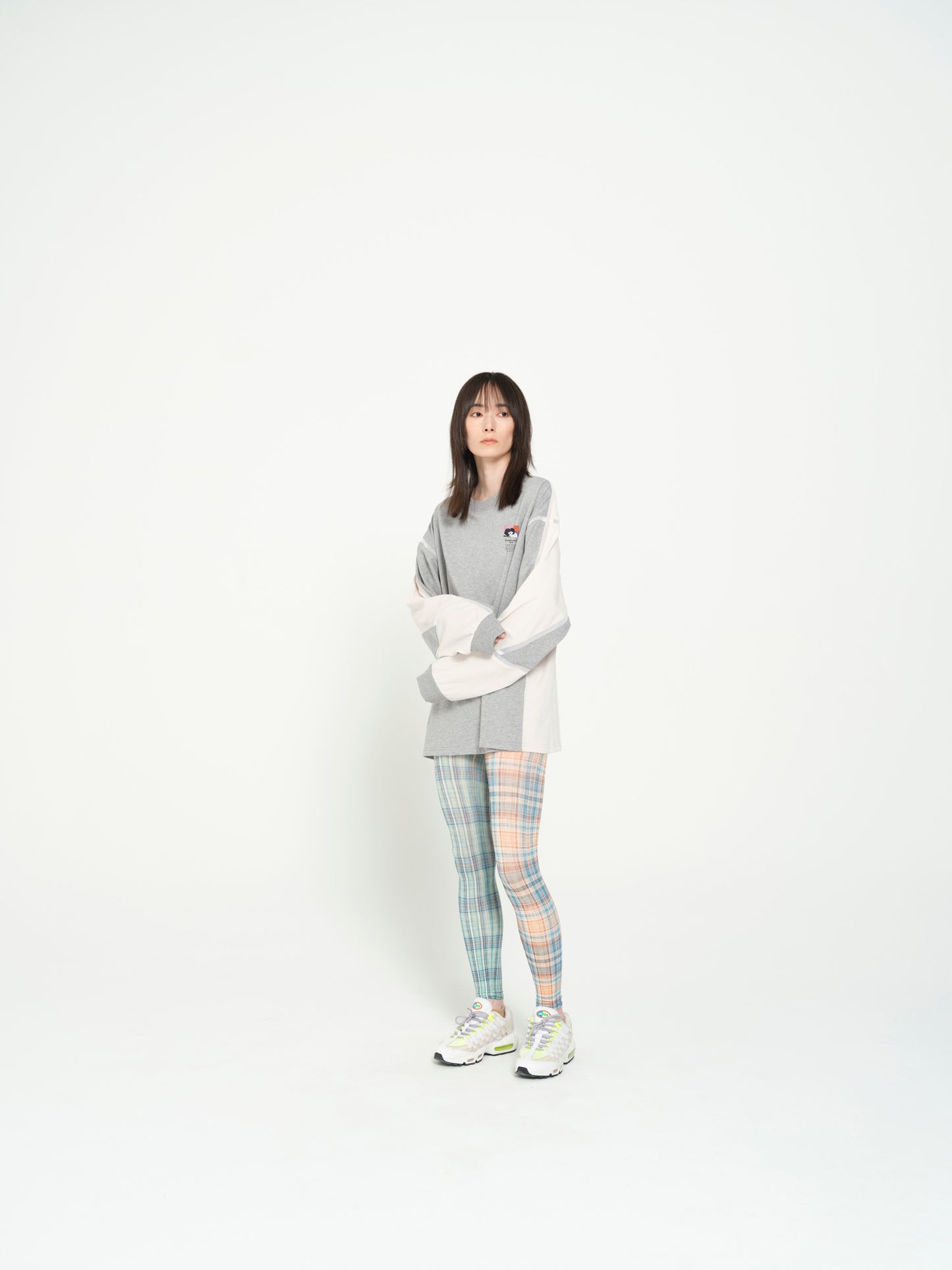 STOF / COMPLEXITY BORDER L/S TEE - GREY