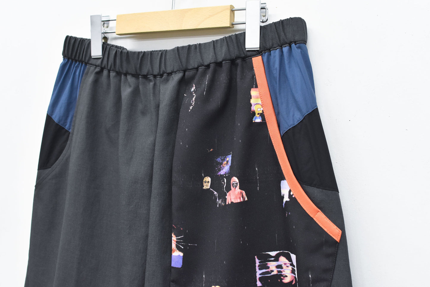 STOF / MELTING MIX SHORT PANTS - BLACK