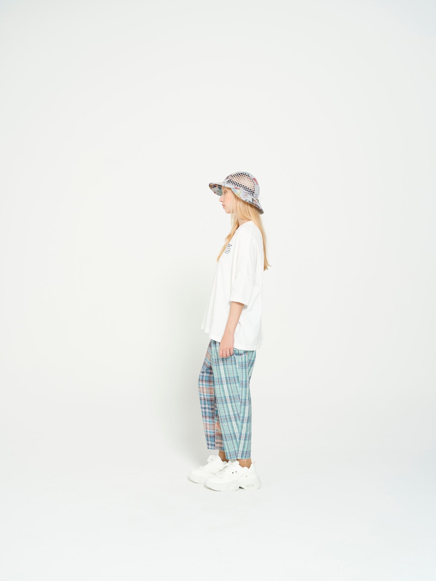 STOF / TRIBE EMBROI BIG TEE - WHITE