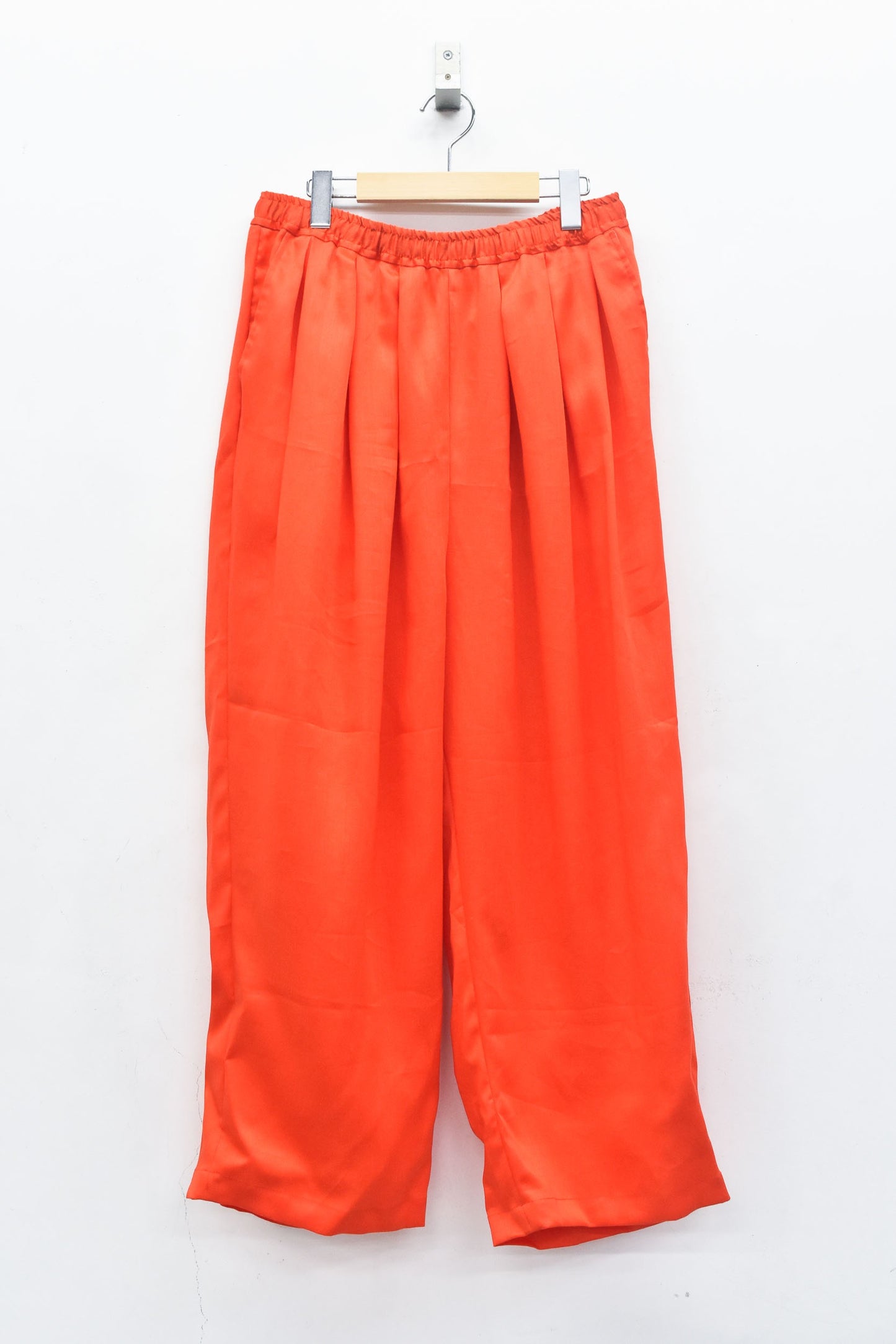 STOF / TRIPLE TUCK LINEN PANTS - RED
