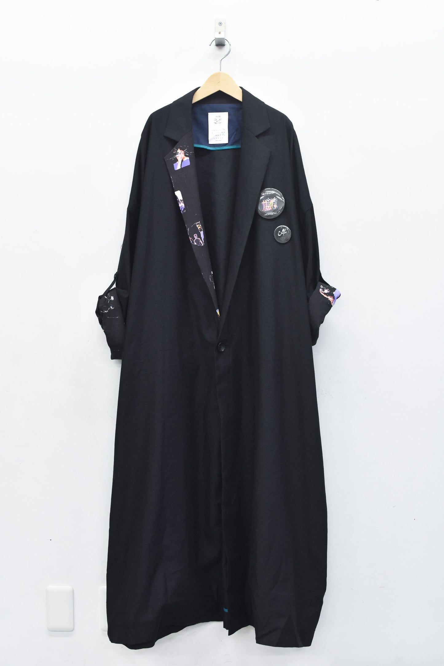 STOF / PEDESTRIAN LIGHT COAT - BLACK