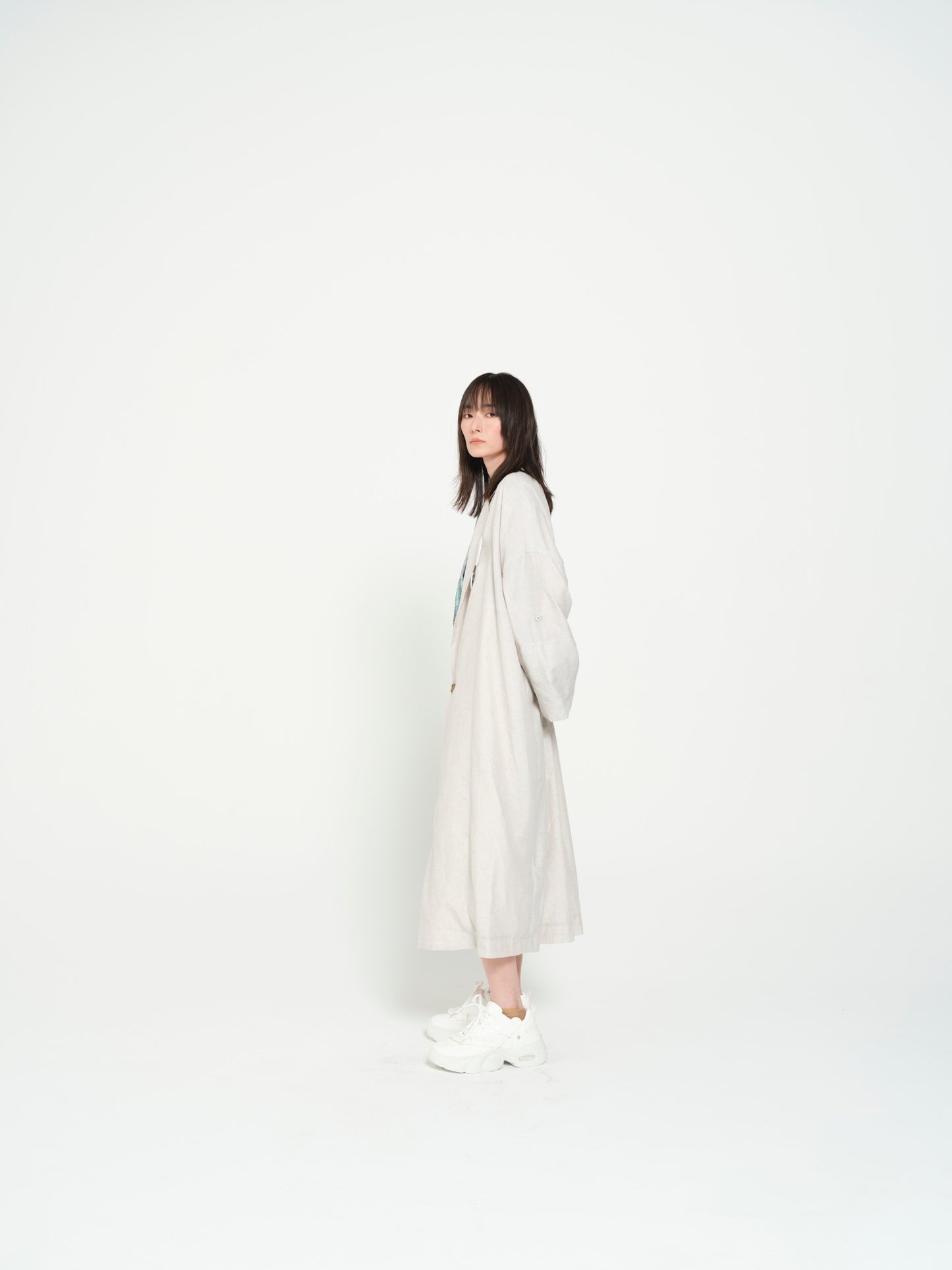 STOF / PEDESTRIAN LIGHT COAT - NATURAL