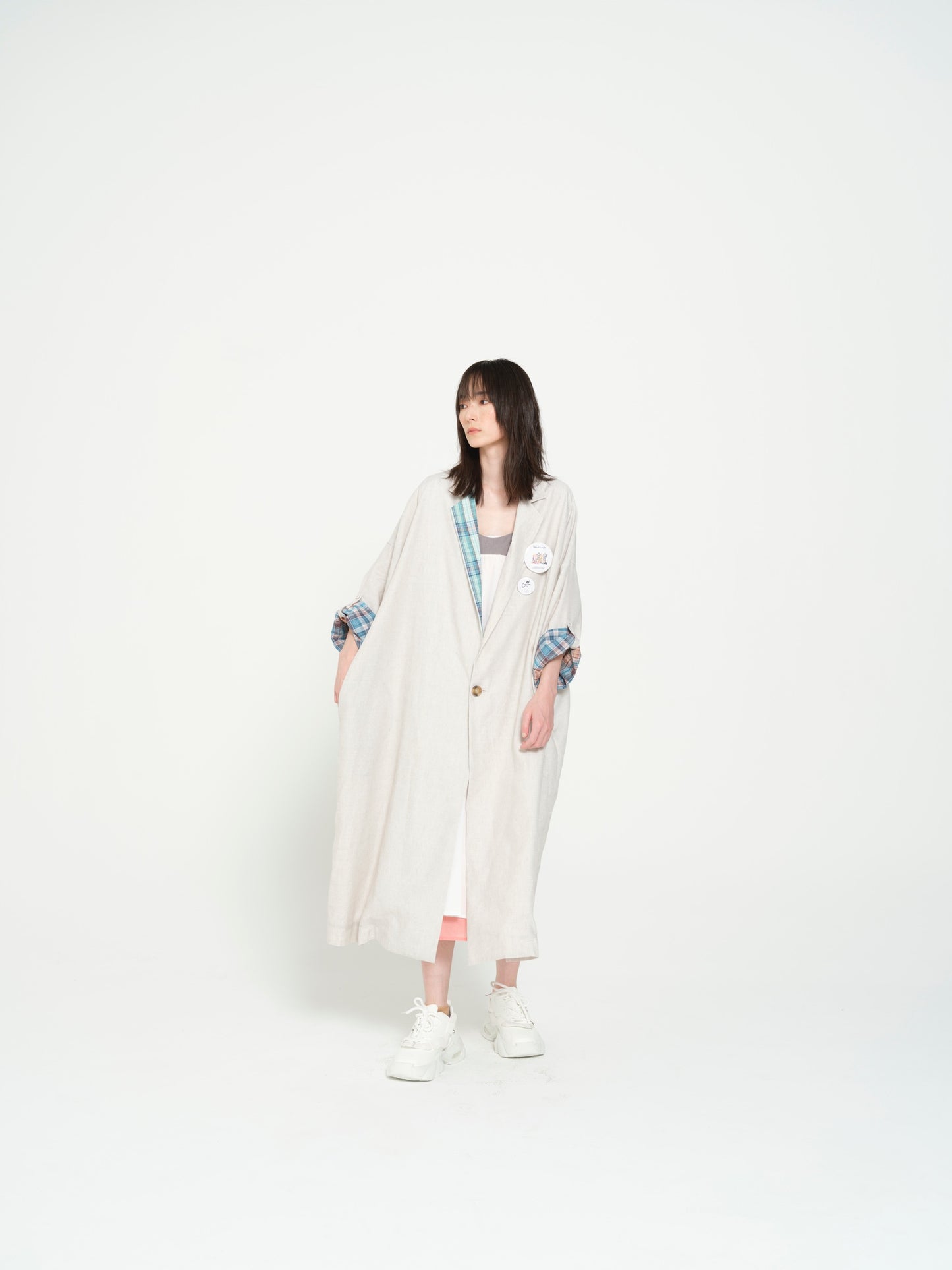 STOF / PEDESTRIAN LIGHT COAT - NATURAL