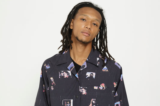 STOF / PEDESTRIAN OVERSIZED SHIRT - BLACK