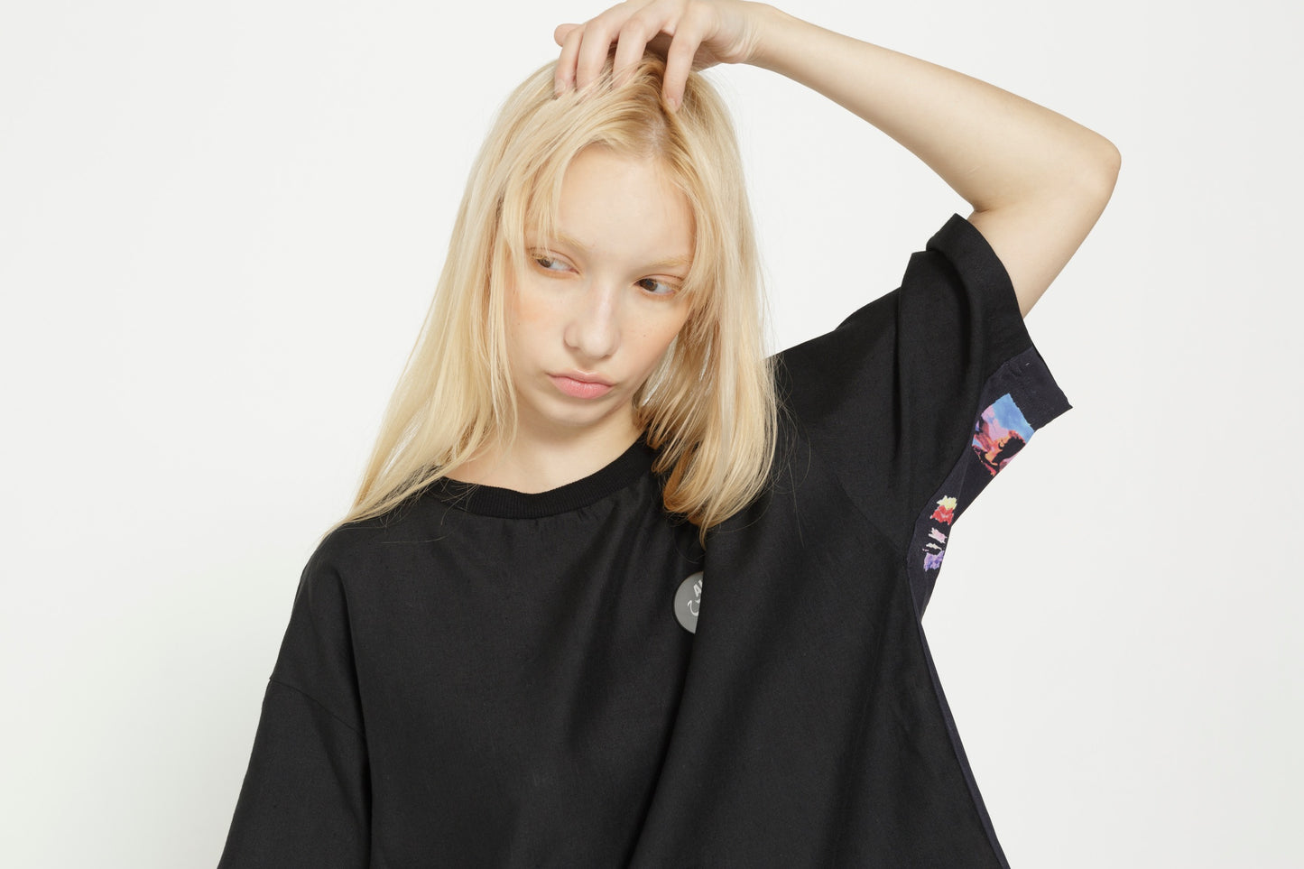 STOF / PEDESTRIAN SHIRT TEE - BLACK