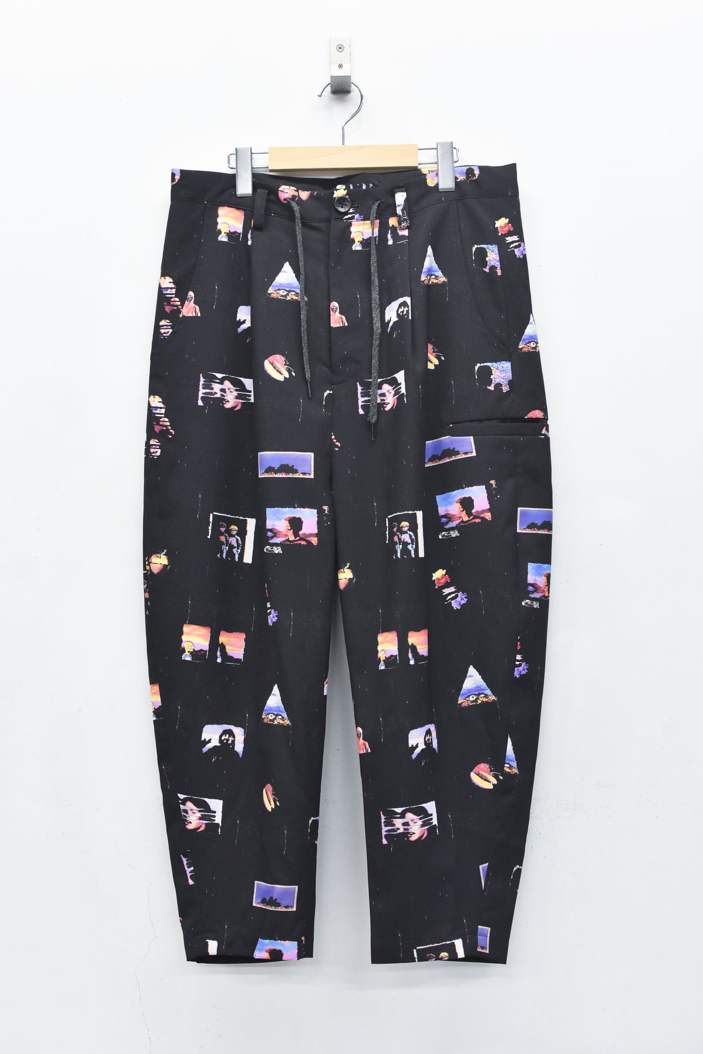 STOF / PEDESTRIAN WIDE PANTS - BLACK