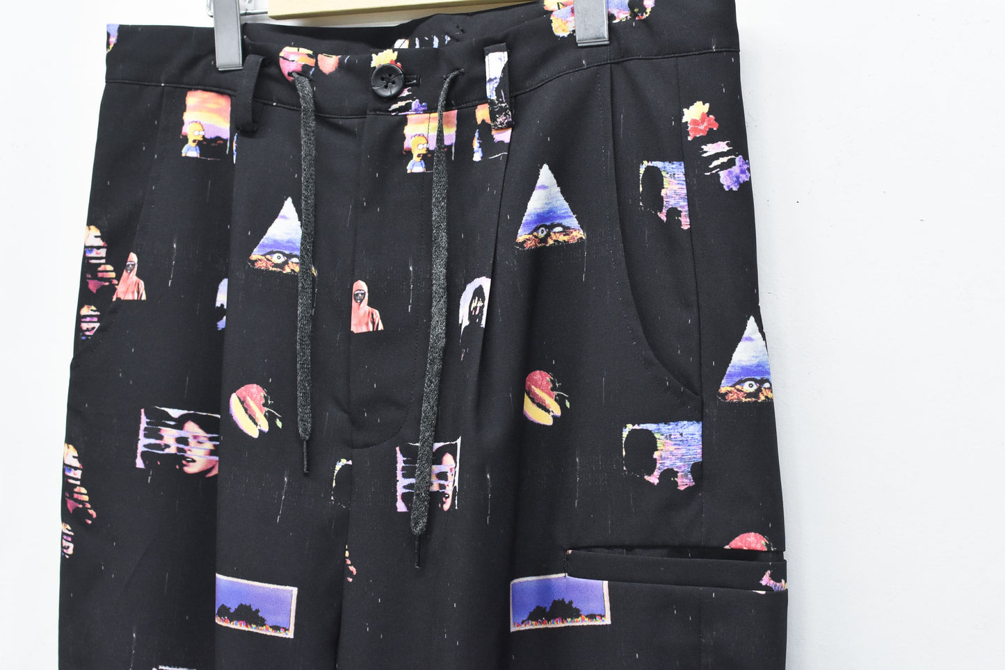 STOF / PEDESTRIAN WIDE PANTS - BLACK