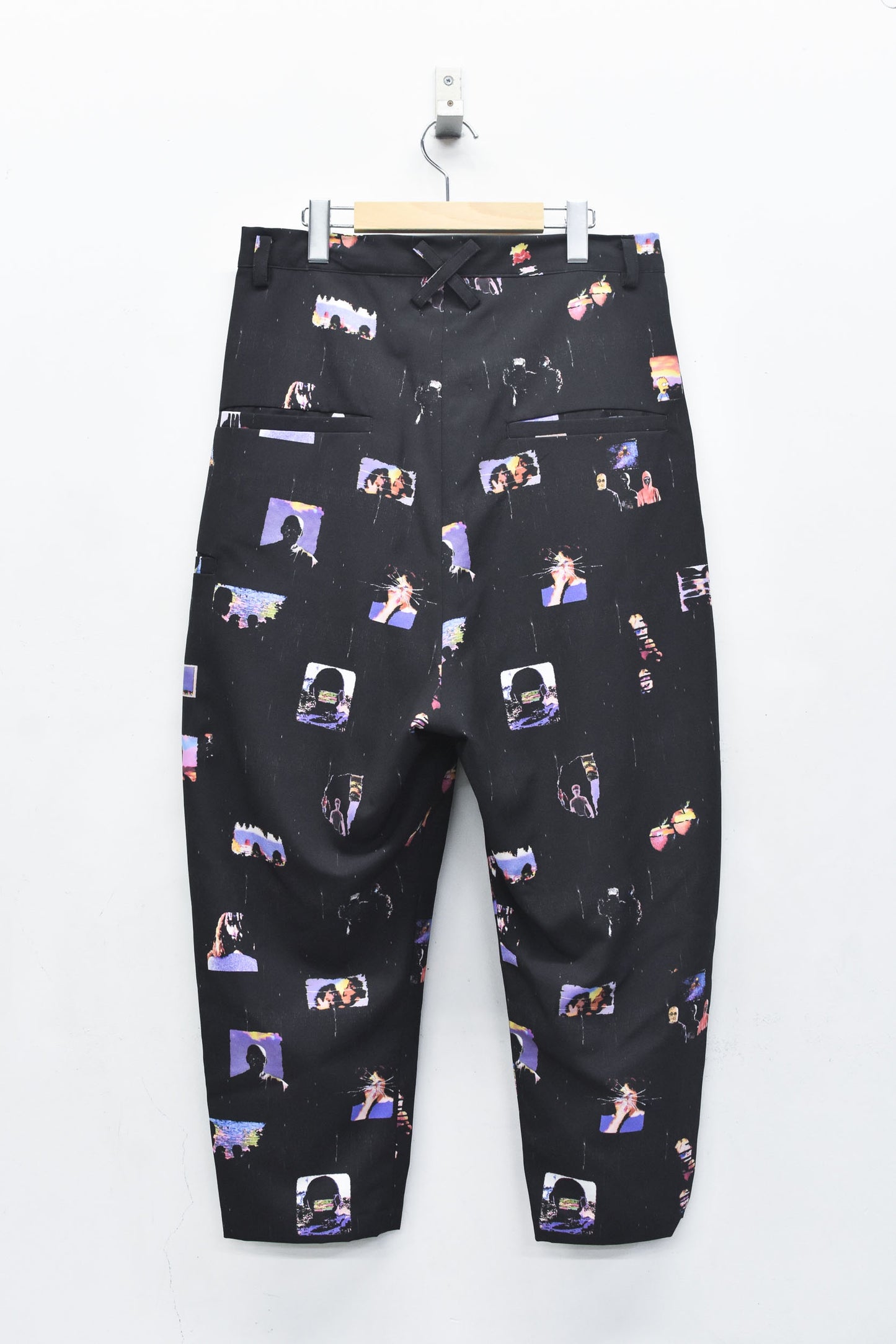 STOF / PEDESTRIAN WIDE PANTS - BLACK