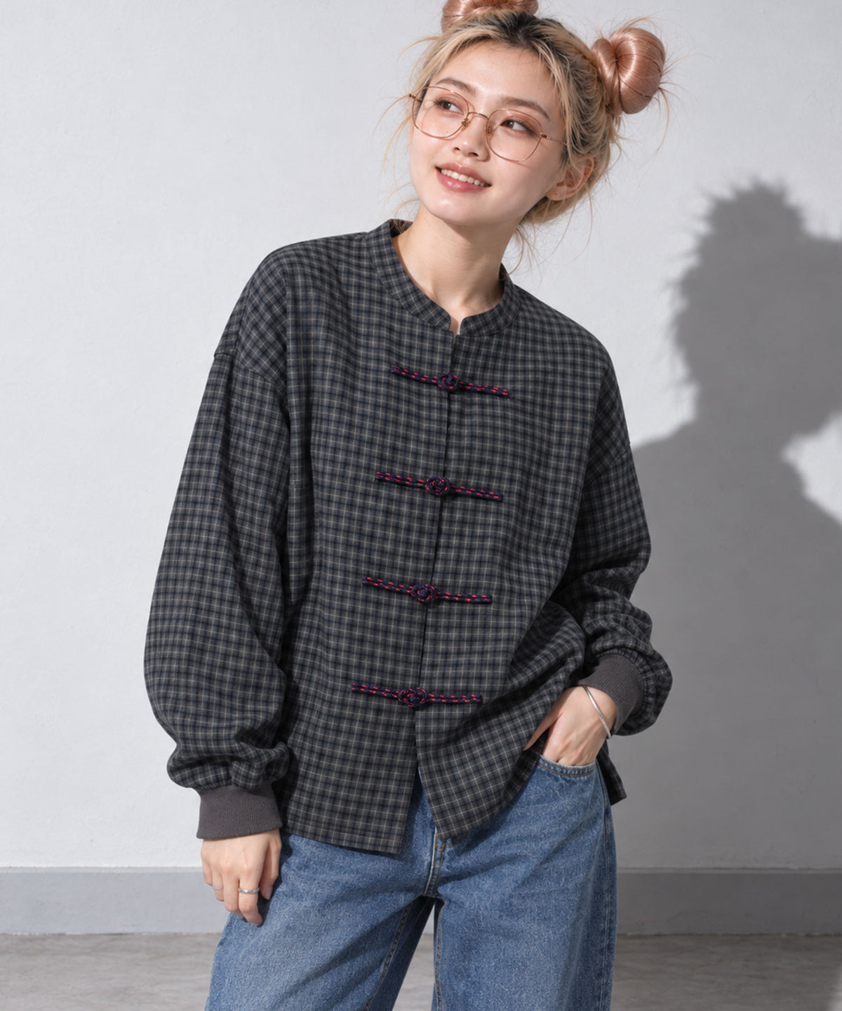 先行予約 STOF / CHECKED KUNG FU SHIRT